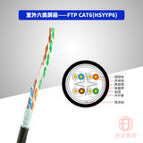 FTP CAT6(HSYYP6、HSYVYP6) 室外六類屏蔽數字通信用水平對絞對稱電纜