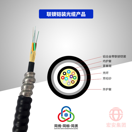 联锁铠装光缆