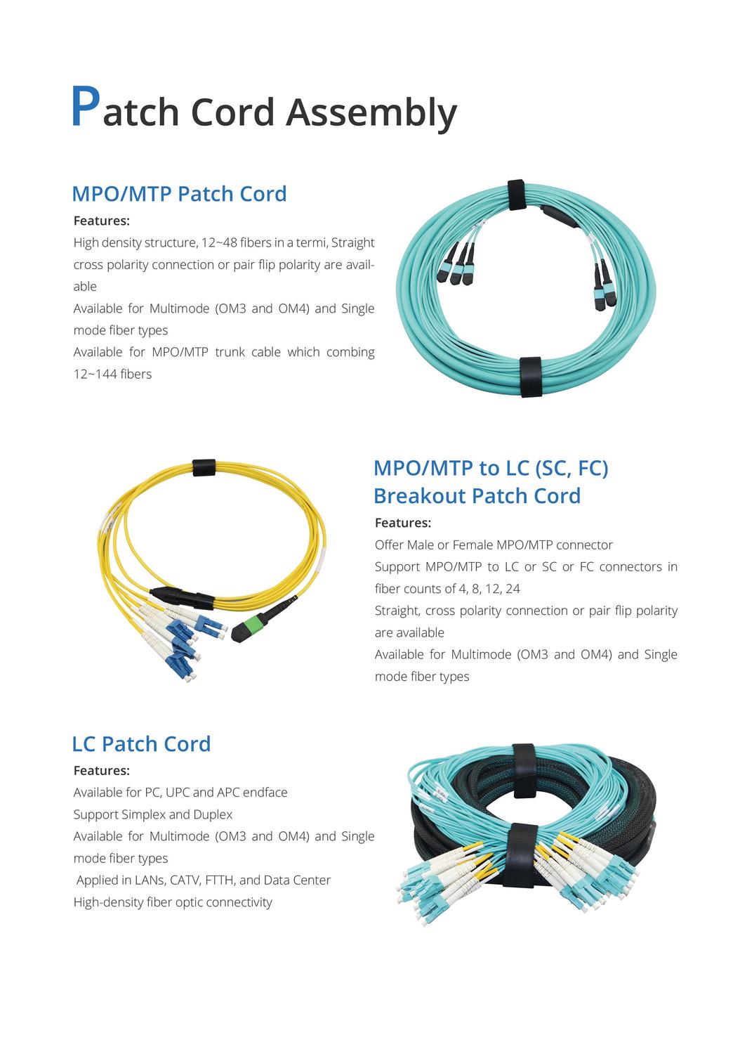Patch Cord Assembly honganjituan